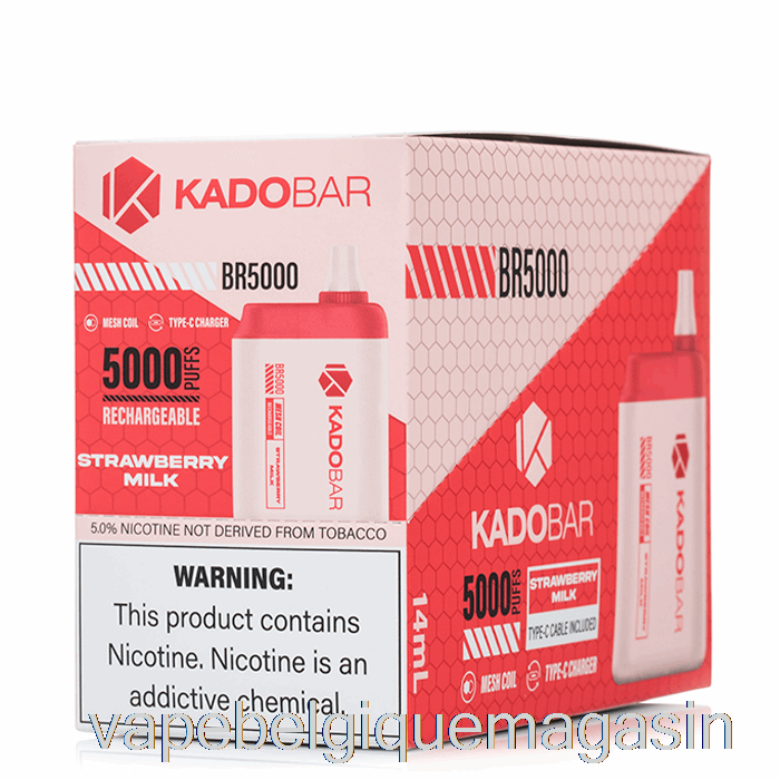 Jus De Vape [paquet De 5] Kado Bar Br5000 Jetable
